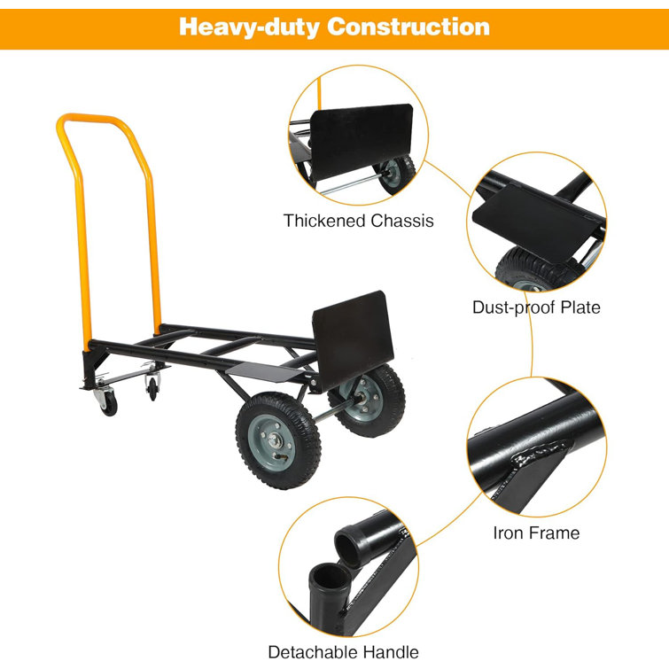 Redcamp Lb Capacity Hand Truck Dolly Wayfair Canada